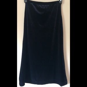 Velvet Black Skirt • GAP